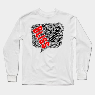 Positive Words, Positive Vibes, Quotes Long Sleeve T-Shirt